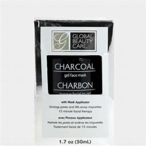 Global Beauty Care Charcoal Gel Face Mask 1.7 Oz with Applicator New in Package - Picture 1 of 1